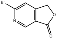 6-bromo-1H-furo[3,4-c]pyridin-3-one Struktur