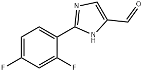 2-(2,4-Difluoro-phenyl)-3H-imidazole-4-carbaldehyde Struktur