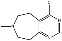 4-chloro-7-methyl-5H,6H,7H,8H,9H-pyrimido[4,5-d]azepine Struktur