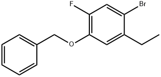 1-(benzyloxy)-4-bromo-5-ethyl-2-fluorobenzene(WX192035) Struktur