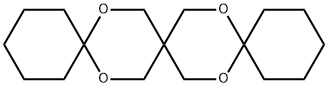 7,11,18,21-tetraoxatrispiro[5.2.2.5^{12}.2^{9}.2^{6}]henicosane Struktur