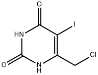 2,4(1H,3H)-Pyrimidinedione, 6-(chloromethyl)-5-iodo-