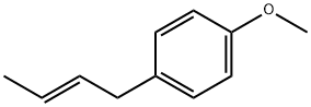 Benzene, 1-(2E)-2-buten-1-yl-4-methoxy- Struktur