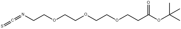 1-Isothiocyanato-peg3-t-butyl ester Struktur