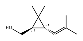 TRANS-CHRYSANTHEMYL ALCOHOL, MIXTURE OF CA 10% CIS AND CA 90% TRANS, 98 Struktur