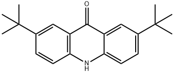 9(10H)-Acridinone, 2,7-bis(1,1-dimethylethyl)- Struktur