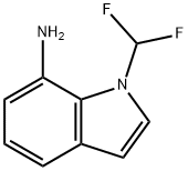 1-(difluoromethyl)-1H-indol-7-amine Struktur