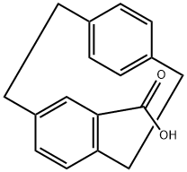 4-carboxy[2.2]paracyclophane Struktur