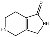 5-(4-methoxybenzyl)-2,3,4,5,6,7-hexahydro-1H-pyrrolo[3,4-c]pyridin-1-one Struktur