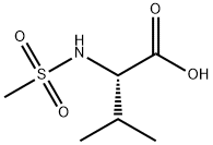 2-methanesulfonamido-3-methylbutanoic acid Struktur