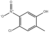 4-chloro-2-methyl-5-nitrophenol Struktur