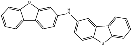 3-Dibenzofuranamine, N-2-dibenzothienyl- Struktur