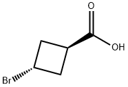 Cyclobutanecarboxylic acid, 3-bromo-, trans- Struktur