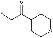 Ethanone, 2-fluoro-1-(tetrahydro-2H-pyran-4-yl)- Struktur