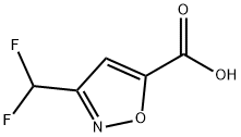 3-(difluoromethyl)isoxazole-5-carboxylic acid(WXFC0767) Struktur