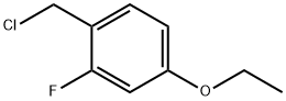 1-(Chloromethyl)-4-ethoxy-2-uorobenzene Struktur