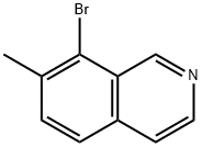 Isoquinoline, 8-bromo-7-methyl- Struktur