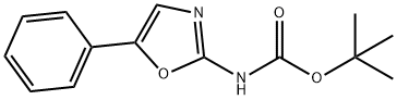 tert-butyl N-(5-phenyl-1,3-oxazol-2-yl)carbamate Struktur