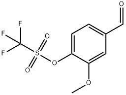 Methanesulfonic acid, 1,1,1-trifluoro-, 4-formyl-2-methoxyphenyl ester