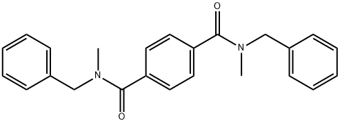 1-N,4-N-dibenzyl-1-N,4-N-dimethylbenzene-1,4-dicarboxamide Struktur