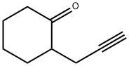 Cyclohexanone, 2-(2-propyn-1-yl)- Struktur