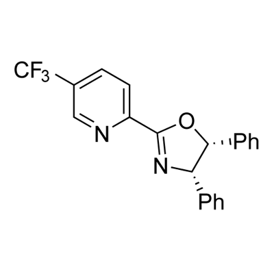 Pyridine, 2-[(4S,5R)-4,5-dihydro-4,5-diphenyl-2-oxazolyl]-5-(trifluoromethyl)- Struktur