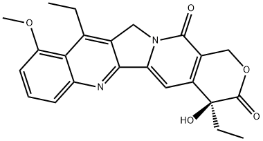 9-methoxy-7-ethylcamptothecin Struktur