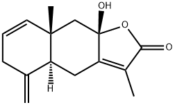 Hydroxylinderstrenolide Struktur