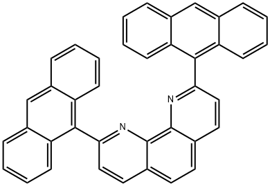 1,10-Phenanthroline, 2,9-di-9-anthracenyl- Struktur