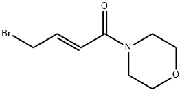 2-Buten-1-one, 4-bromo-1-(4-morpholinyl)-, (2E)- Struktur