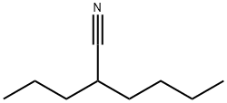 Hexanenitrile, 2-propyl- Struktur