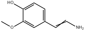 Phenol, 4-(2-aminoethenyl)-2-methoxy- Struktur