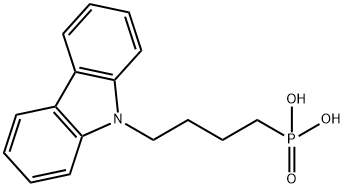 Phosphonic acid, (4-carbazol-9-ylbutyl)- (8CI) Struktur