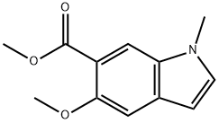 methyl 5-methoxy-1-methyl-1H-indole-6-carboxylate Struktur