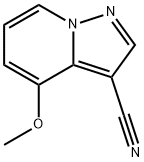 4-Methoxypyrazolo[1,5-a]pyridine-3-carbonitrile Struktur