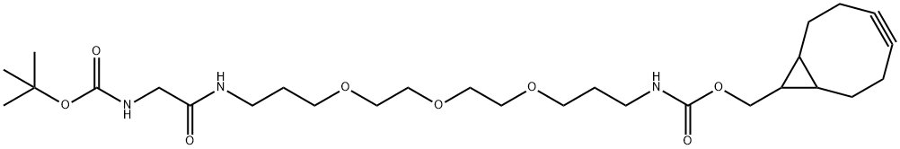 Boc-Gly-PEG3-endo-BCN Struktur