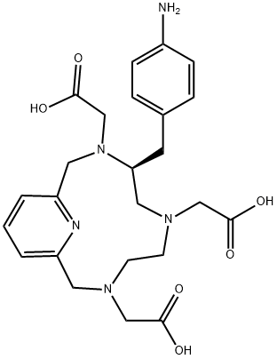 p-NH-Bn-PCTA Struktur