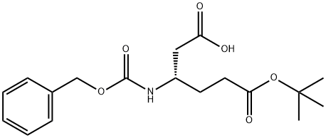 CBZ-β-HoGlu(OtBu)-OH Struktur