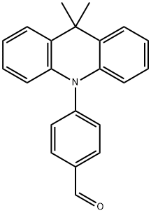 Benzaldehyde, 4-(9,9-dimethyl-10(9H)-acridinyl)- Struktur