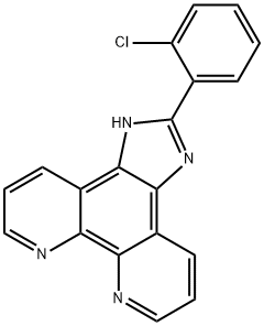 2-(2-chlorophenyl)iMidazole[4,5f][1,10]phenanthroline Struktur