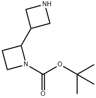 [2,3'-Biazetidine]-1-carboxylic acid, 1,1-dimethylethyl ester Struktur