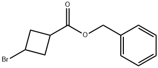 Cyclobutanecarboxylic acid, 3-bromo-, phenylmethyl ester Struktur