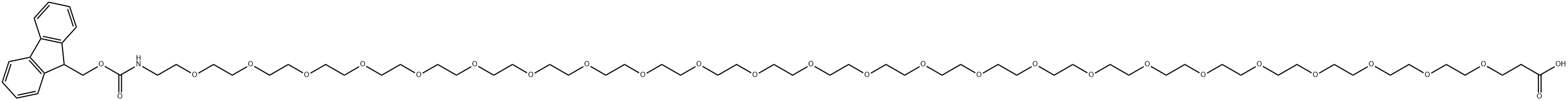 Fmoc-N-amido-PEG24-acid Struktur