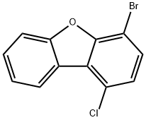 4-bromo-1-chloro-Dibenzofuran Struktur