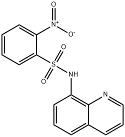 Benzenesulfonamide, 2-nitro-N-8-quinolinyl- Struktur