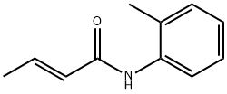 (2E)-N-(2-Methylphenyl)-2-butenamide Struktur