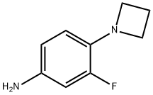 4-(azetidin-1-yl)-3-fluoroaniline Struktur