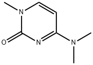 2(1H)-Pyrimidinone, 4-(dimethylamino)-1-methyl- Struktur