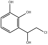 1,2-Benzenediol, 3-(2-chloro-1-hydroxyethyl)- Struktur