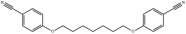 Benzonitrile, 4,4'-[1,7-heptanediylbis(oxy)]bis- Struktur